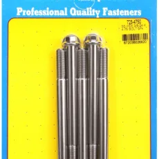 "3/8""-24 x 4.750 hex SS bolts" (5pcs)