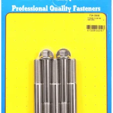 "7/16""-20 x 3.500 hex SS bolts" (5pcs)