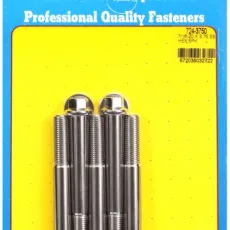 "7/16""-20 x 3.750 hex SS bolts" (5pcs)