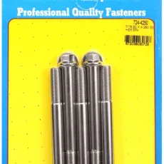 "7/16""-20 x 4.250 hex SS bolts" (5pcs)