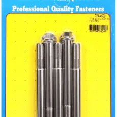 "7/16""-20 x 4.500 hex SS bolts" (5pcs)
