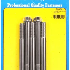 "7/16""-20 x 4.750 hex SS bolts" (5pcs)