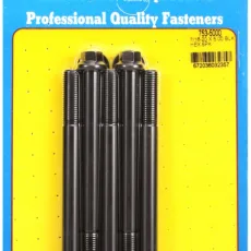 "7/16""-20 x 5.000 hex black oxide bolts" (5pcs)