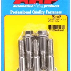 M10 x 1.50 x 45 hex SS bolts (5pcs)