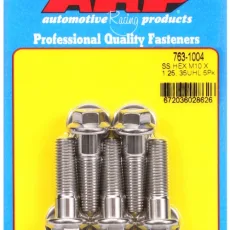 M10 x 1.25 x 35 hex SS bolts (5pcs)