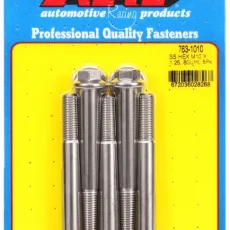 M10 x 1.25 x 80 hex SS bolts (5pcs)