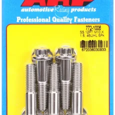 M10 x 1.50 x 45 12pt SS bolts (5pcs)