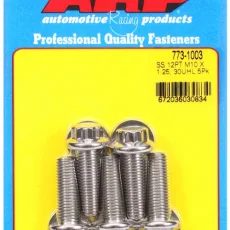M10 x 1.25 x 30 12pt SS bolts (5pcs)