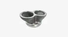 Garrett Turbine Inlet Divided V-Band Adapter GT30/35