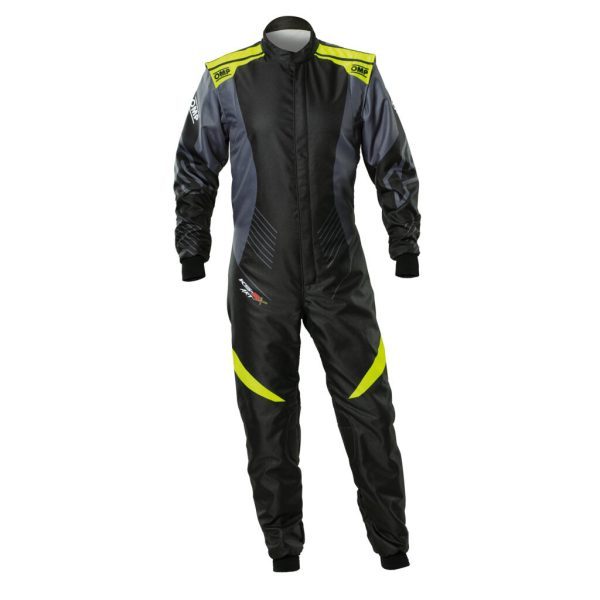 OMP KA0-1732-A01-178-60 KARTING SUIT KS-2X ART, FIA 8877-2022, BLACK / FLUO YELLOW, SIZE 60 - Image 11