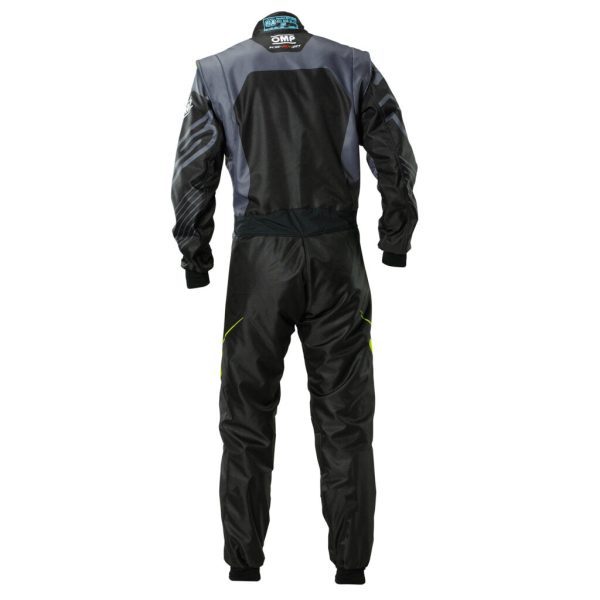 OMP KA0-1733-A02-178-56 KARTING SUIT KS-3X ART STYLE2, FIA 8877-2022 BLACK / F. YELLOW, SIZE 56 - Image 26