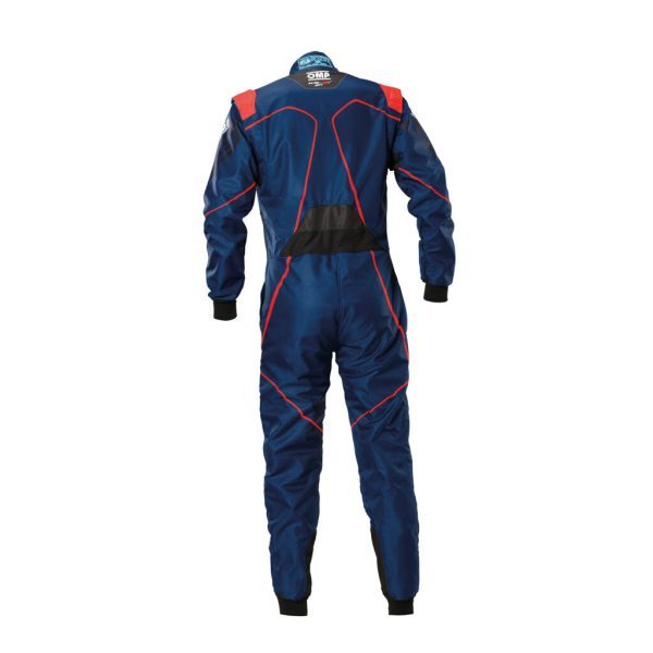 OMP KA0-1733-A02-048-56 KARTING SUIT KS-3X ART STYLE2, FIA 8877-2022 BLUE / RED, SIZE 56 - Image 12