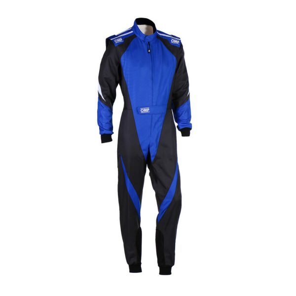 OMP KA0-1734-A01-075-58 KARTING SUIT KS-3X, FIA 8877-2022, BLACK / BLUE, SIZE 58 - Image 9