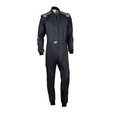 OMP KA0-1734-A01-077-44 KARTING SUIT KS-3X, FIA 8877-2022, BLACK / ANTHRACITE, SIZE 44