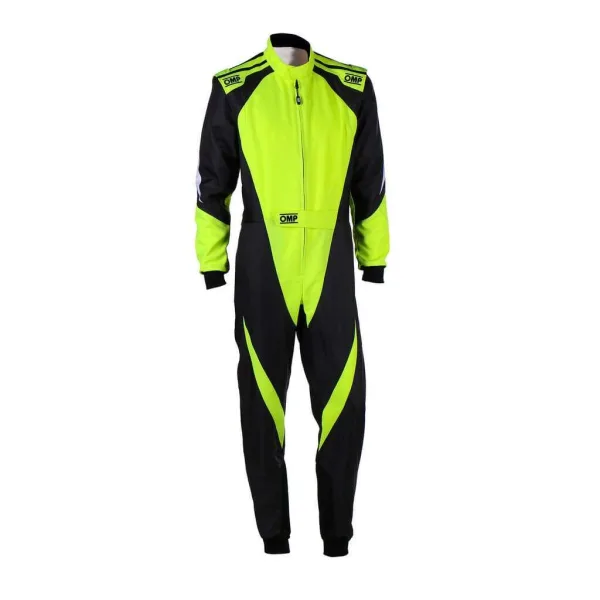 OMP KA0-1734-A01-178-58 KARTING SUIT KS-3X, FIA 8877-2022, BLACK / FLUO YELLOW, SIZE 58 - Image 15