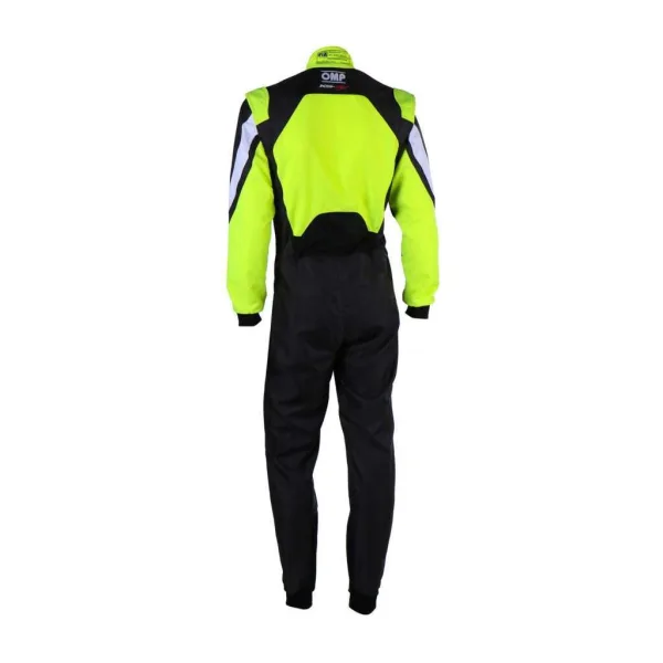 OMP KA0-1734-A01-178-58 KARTING SUIT KS-3X, FIA 8877-2022, BLACK / FLUO YELLOW, SIZE 58 - Image 18