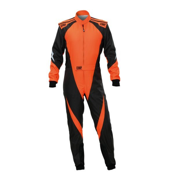 OMP KA0-1734-A01-179-46 KARTING SUIT KS-3X, FIA 8877-2022, BLACK / FLUO ORANGE, SIZE 46 - Image 15