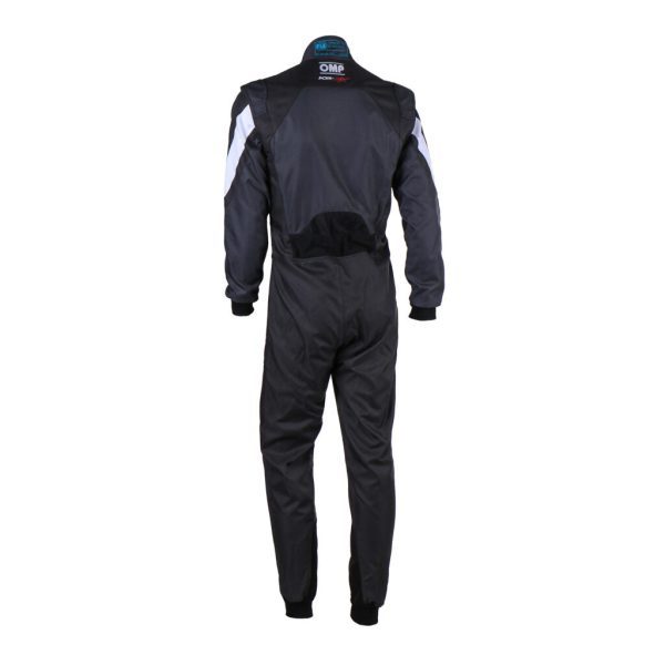 OMP KA0-1734-A01-075-60 KARTING SUIT KS-3X, FIA 8877-2022, BLACK / BLUE, SIZE 60 - Image 30