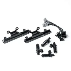 Deatschwerks Subaru upgrade fuel rails and 1200cc injectors