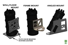 Radium Fuel Surge tank mounting bracket, Universal Wall/Floor Standard Mount