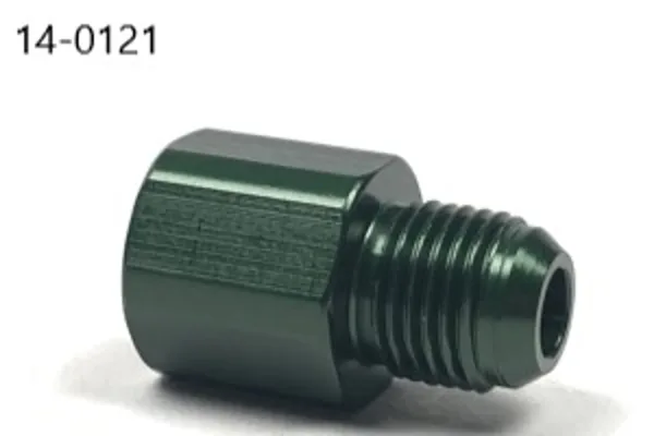Radium M14x1.5 Inverted Flare to 6AN Male, Short