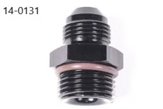 Radium 10AN ORB To 8AN Male Fitting, Black