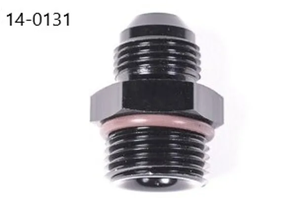 Radium 10AN ORB To 8AN Male Fitting, Black