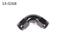 Radium Engineering 6AN Coupler, Female to Female, 90 degree
