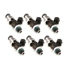 Injector Dynamics ID2000, for 370z / VQ37. 14mm (grey) adapter top. GTR lower spacer. Set of 6