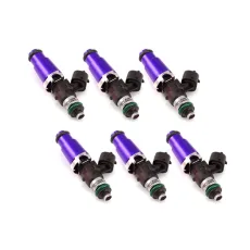 Injector Dynamics ID2000 for Audi/VW VR6 models (12 valve), 14mm (purple) adapters. Set of 6