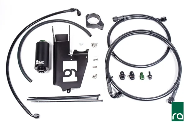 Radium Fuel Hanger Plumbing Kit, EVO 8-9, Stainless Filter